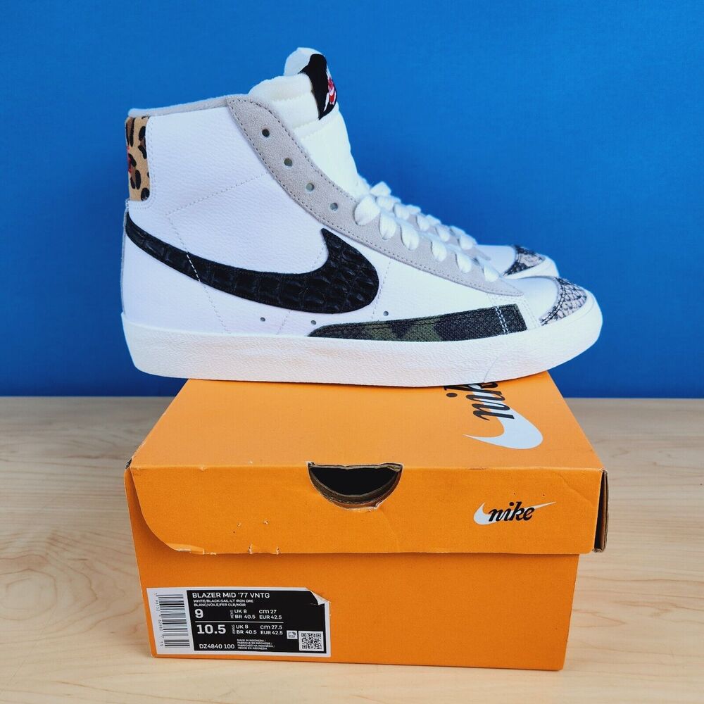 Nike Blazer Mid Tunnel Walk' '77 Vintage Mens Size 9 Sneakers DZ4840-100 NWB‎